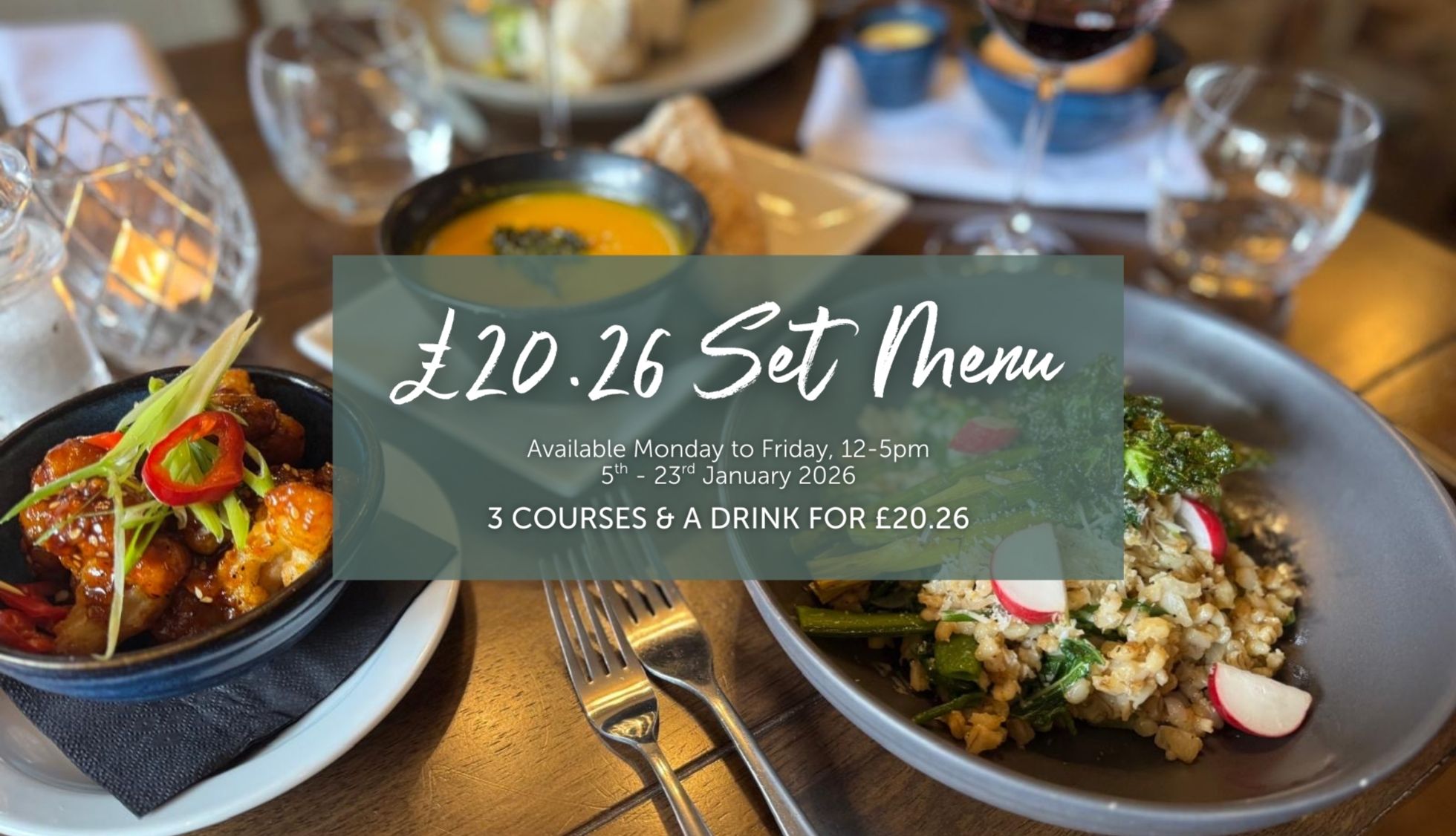 £20.26 Set Menu
